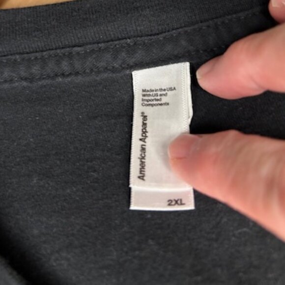 Sup Pop Logo Black T-Shirt Size 2XL - Picture 2 of 3